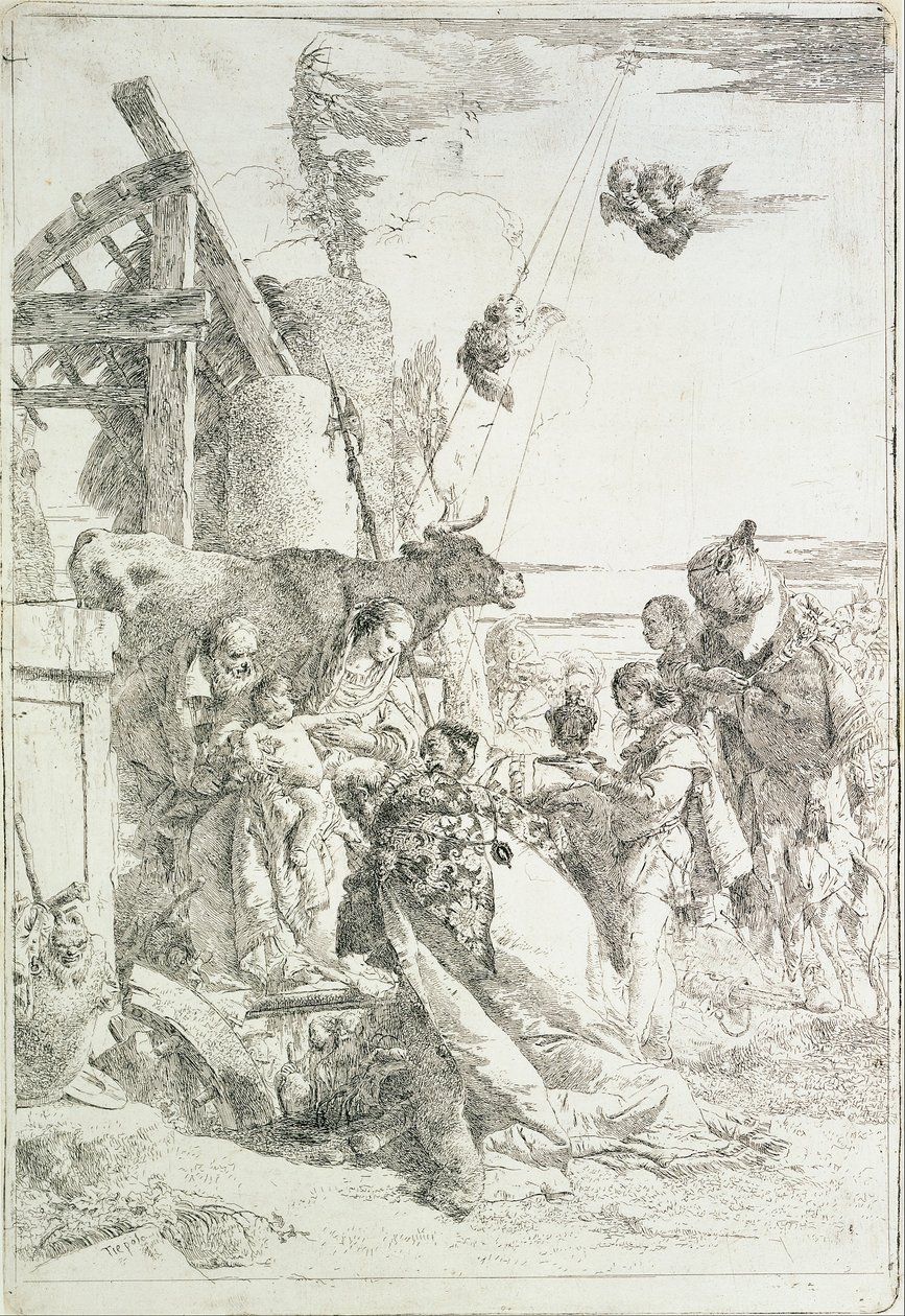 Adoration of the Magi by Giovanni-Battista Tiepolo