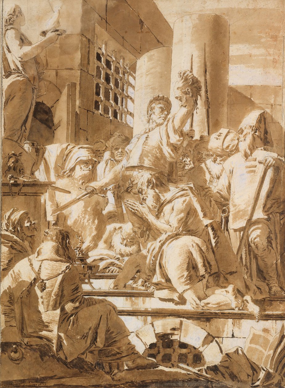 Beheading of Two Male Saints, 1696-1770 by Giovanni Battista Tiepolo