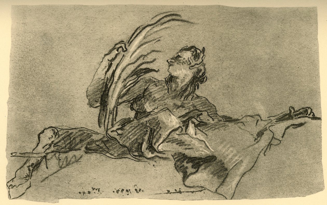 Female Faun by Giovanni Battista Tiepolo