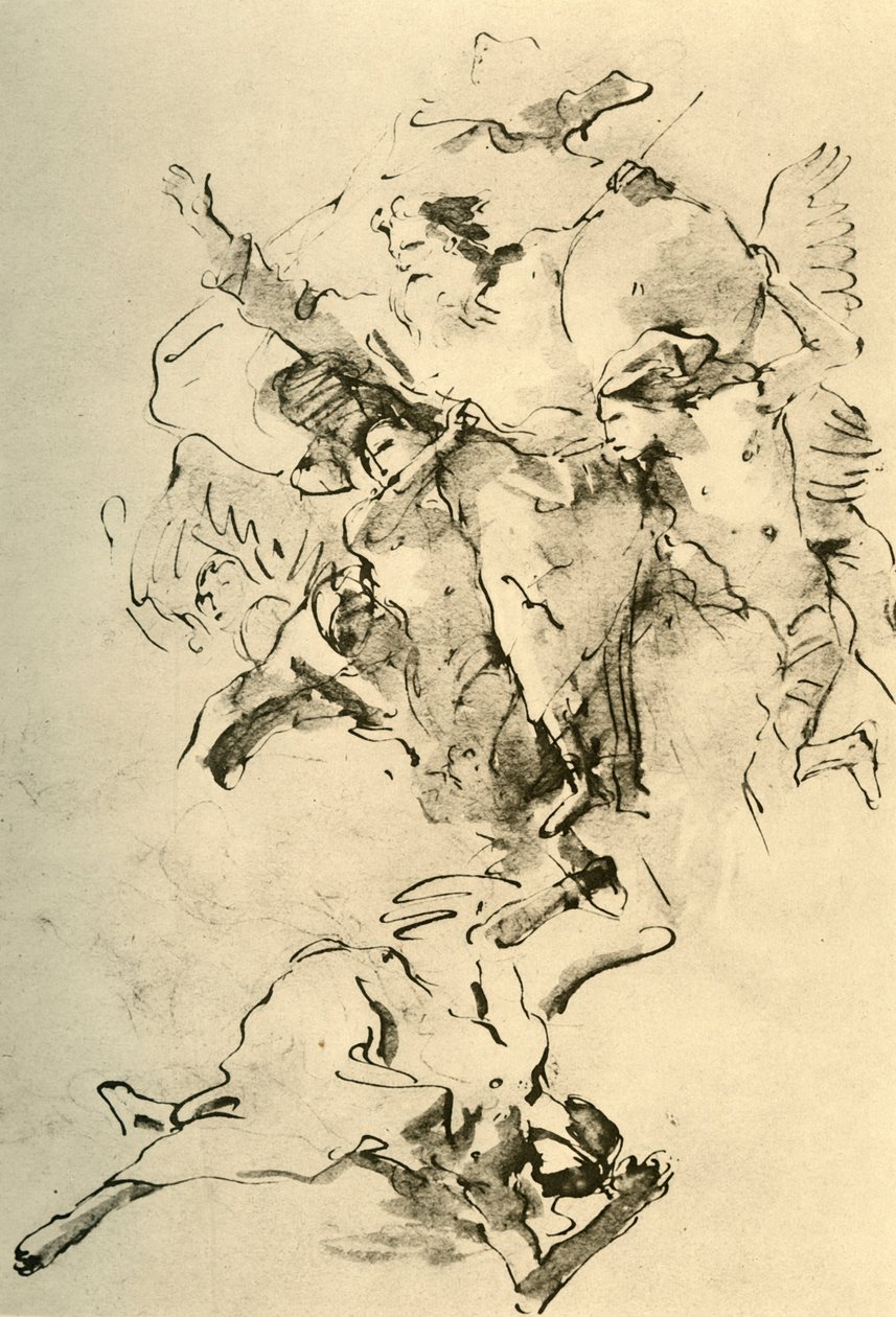 God the Father surrounded by Angels by Giovanni Battista Tiepolo
