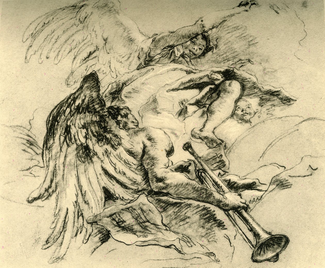 Group of Angels, c1754, 1928 by Giovanni Battista Tiepolo