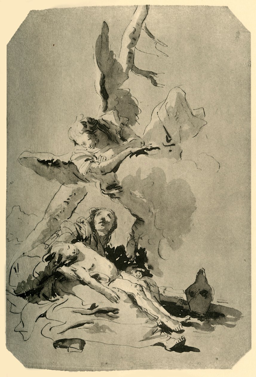 Hagar and Ishmael, 1735 by Giovanni Battista Tiepolo