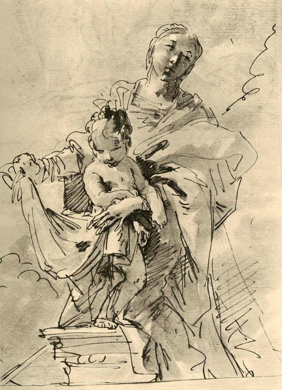 Madonna and Child by Giovanni Battista Tiepolo