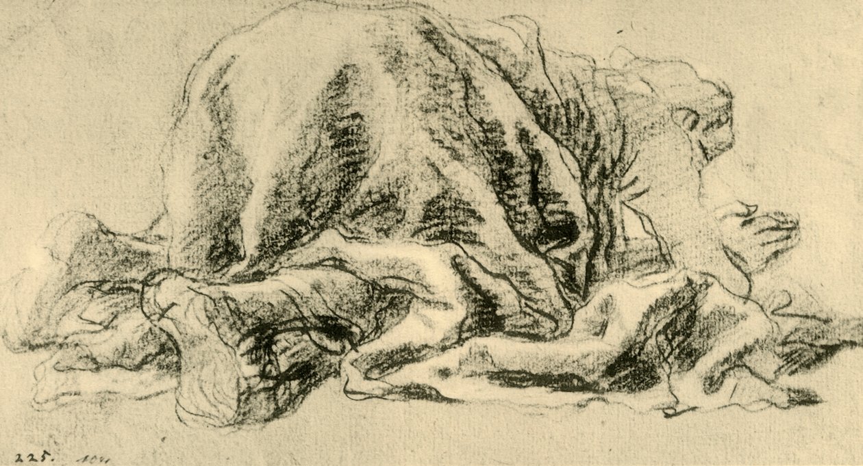 Man Prostrated in Prayer, 1765-1770 by Giovanni Battista Tiepolo