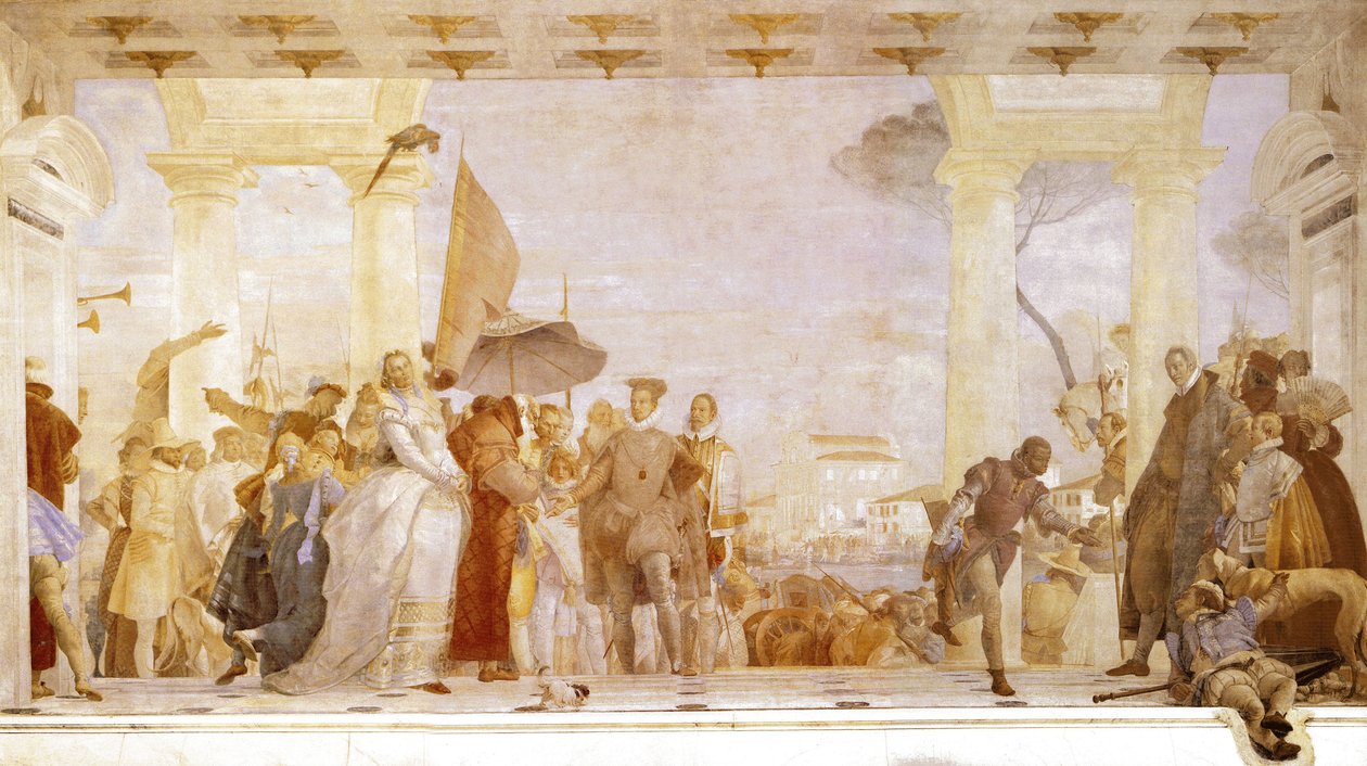 Reception of Henry III at the Villa Contarini by Giovanni Battista Tiepolo