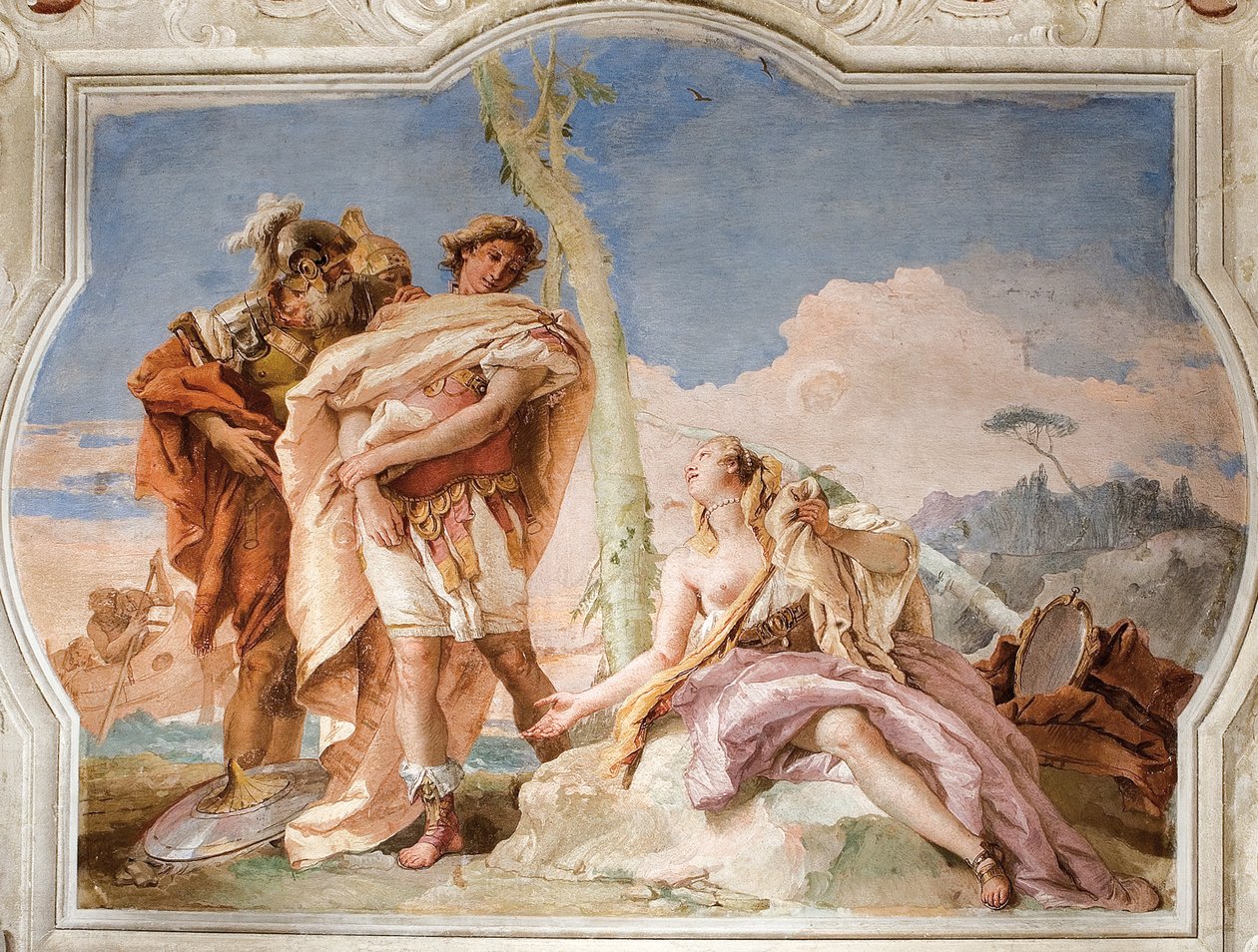 Rinaldo Abandoning Armida from the Room of Jerusalem Delivered in the Palazzina by Giovanni Battista Tiepolo