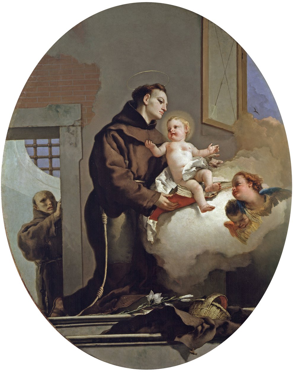 Saint Anthony of Padua with the Infant Jesus by Giovanni Battista Tiepolo