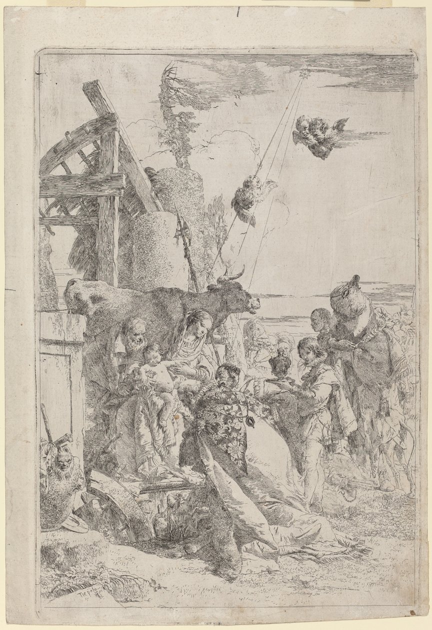 The Adoration of the Magi by Giovanni Battista Tiepolo