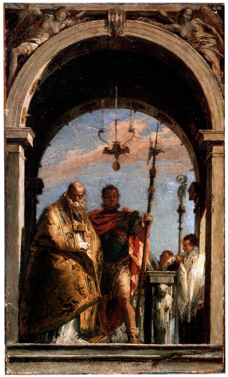 Two Saints, 1740-1745 by Giovanni Battista Tiepolo