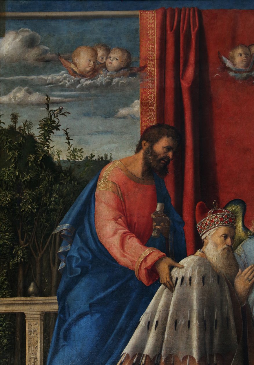 Barbarigo Altarpiece (detail) by Giovanni Bellini