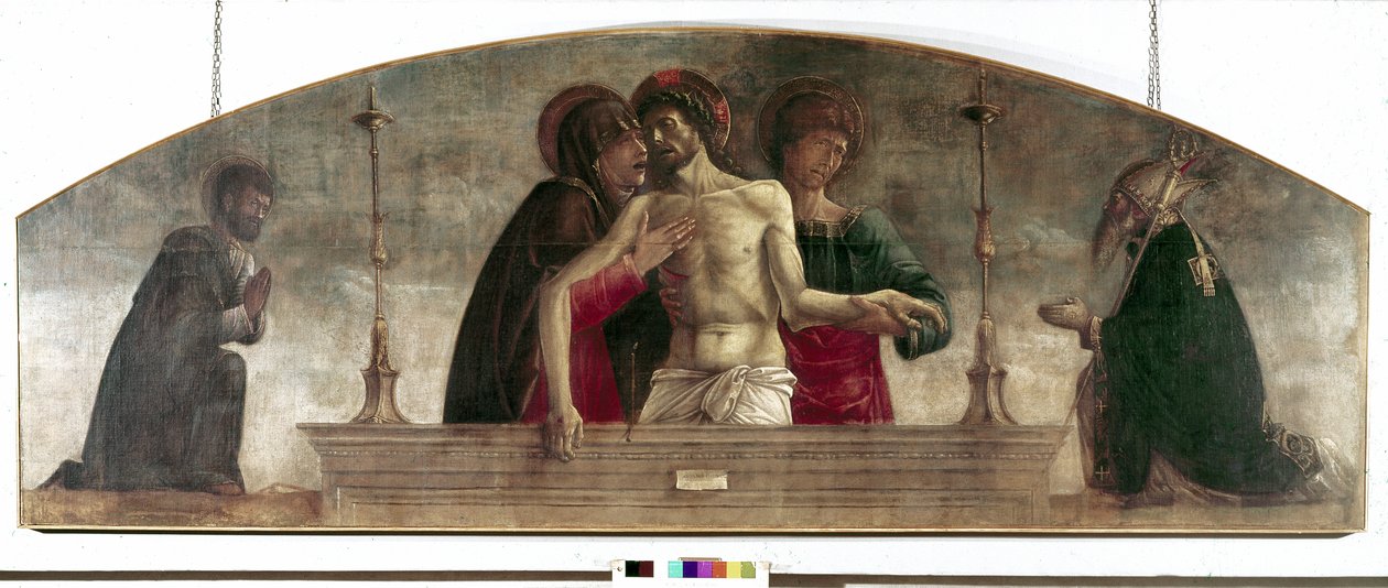 Pieta (Lamentation over the Dead Christ) by Giovanni Bellini