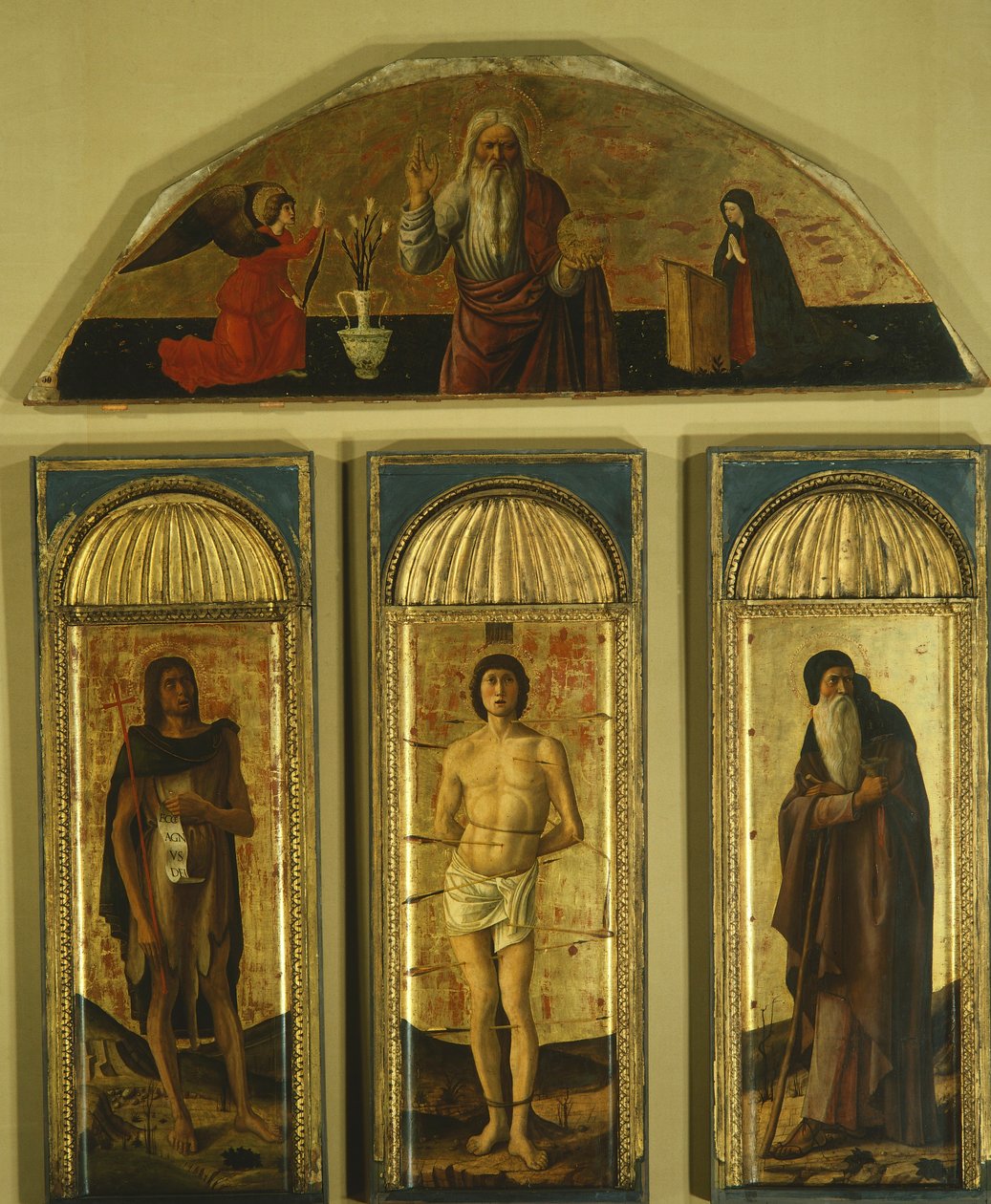 Triptych of St Sebastian by Giovanni Bellini