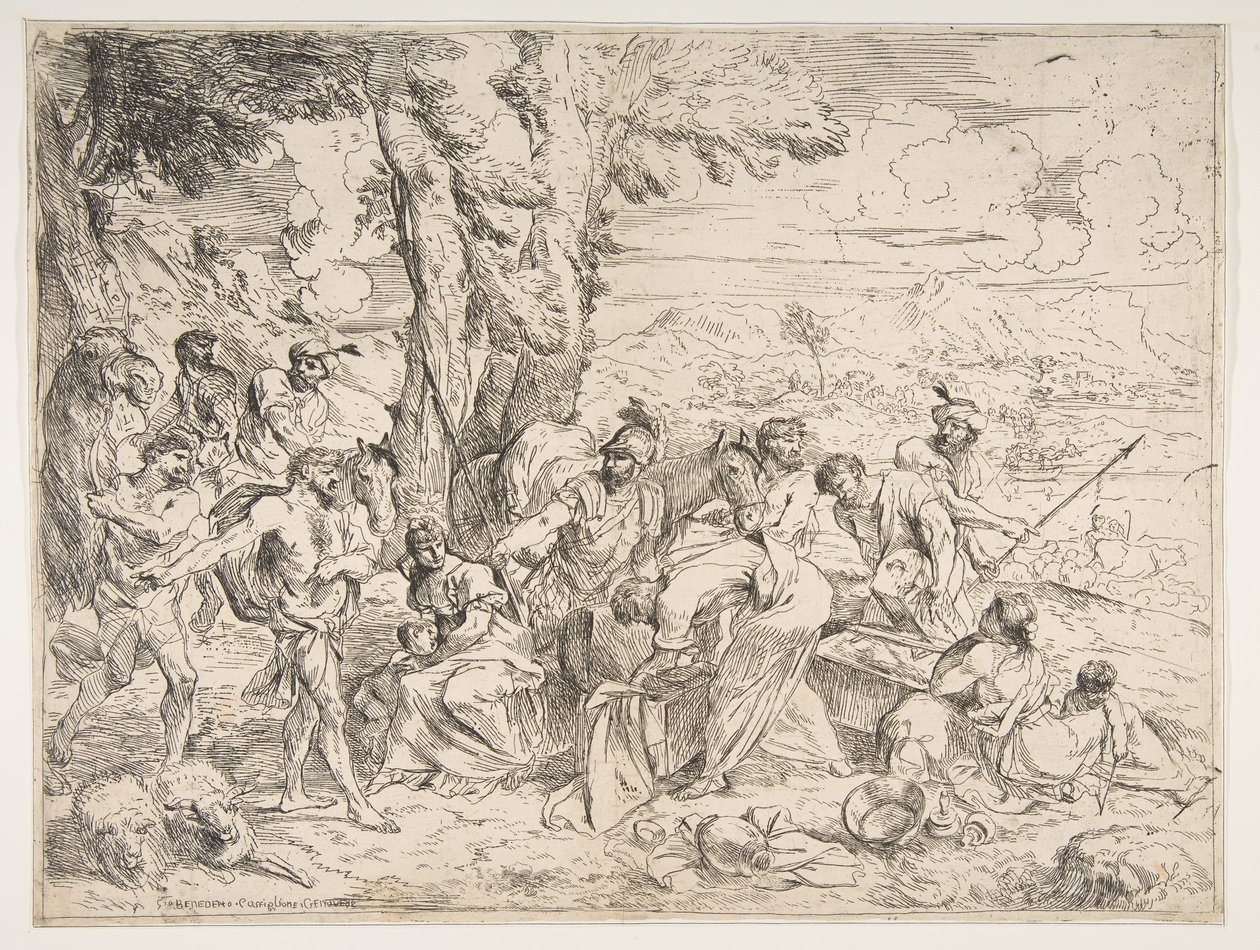 Laban Searching for Idols Among Jacob