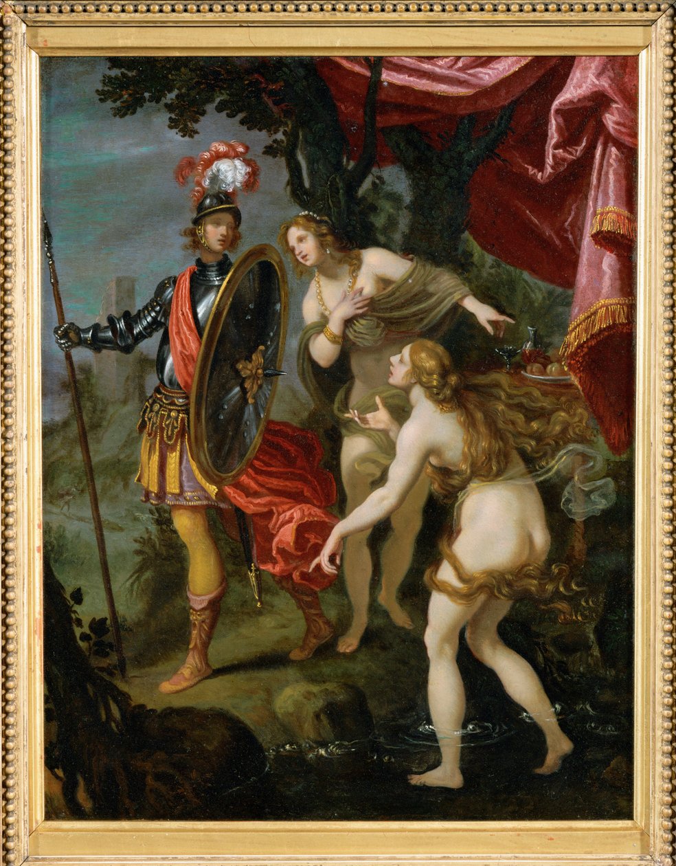 Carlo on his way to rescue Rinaldo by Giovanni Biliverti