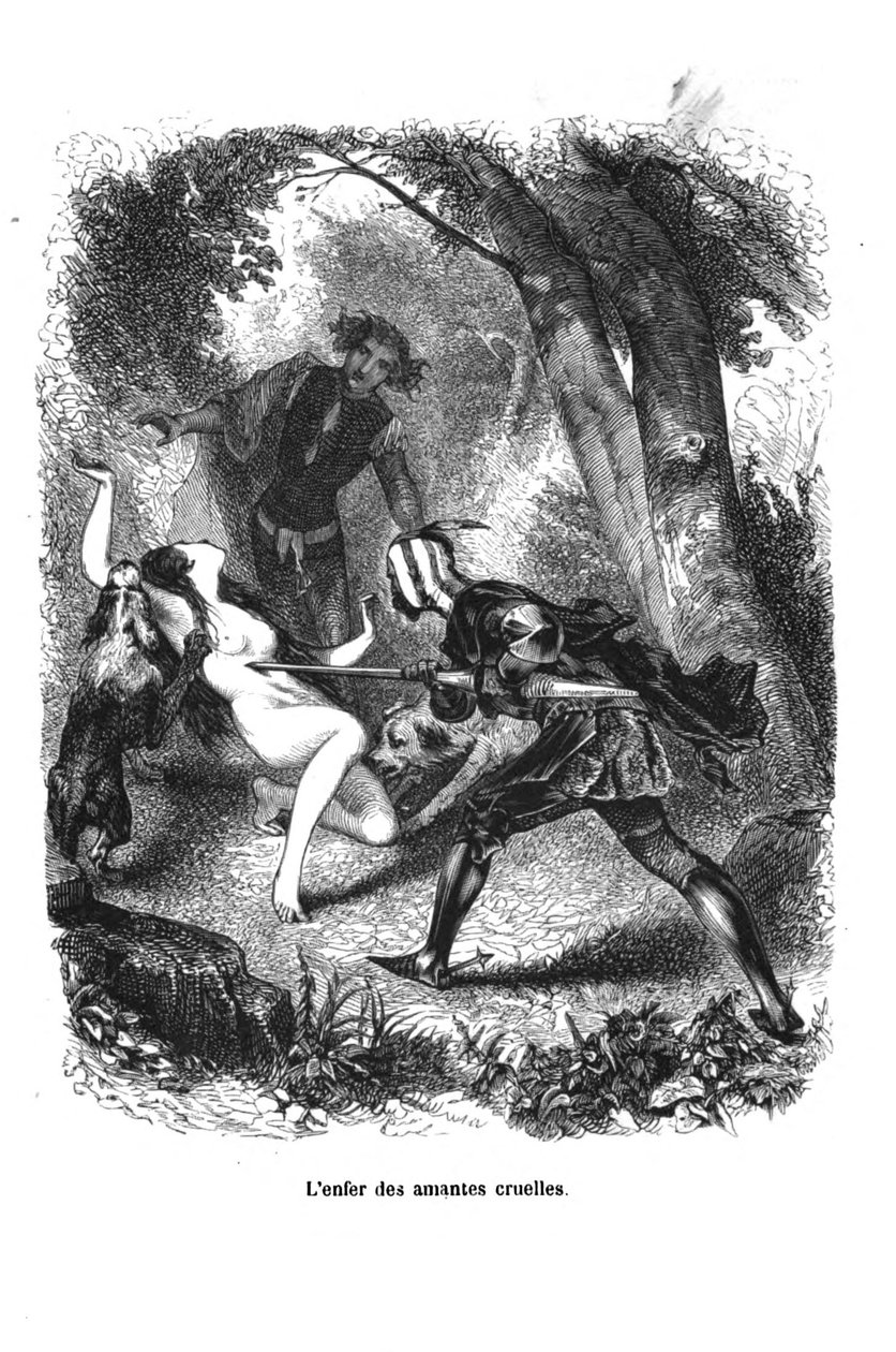 Decameron - Fifth Day, Story 8 - The Hell of Cruel Lovers by Giovanni Boccaccio