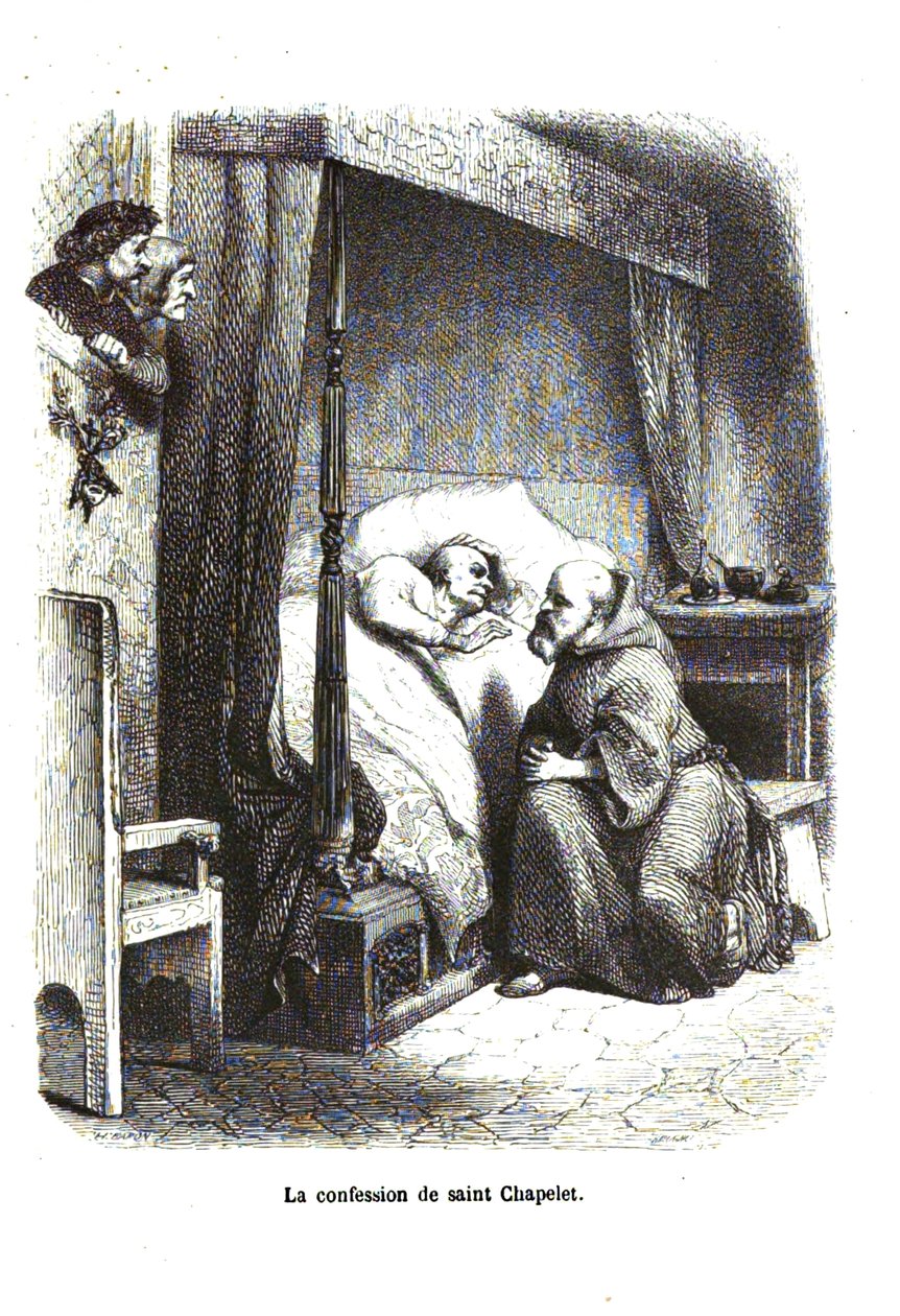 Decameron - First Day, Story 1 - The Confession of Saint Chapelet by Giovanni Boccaccio