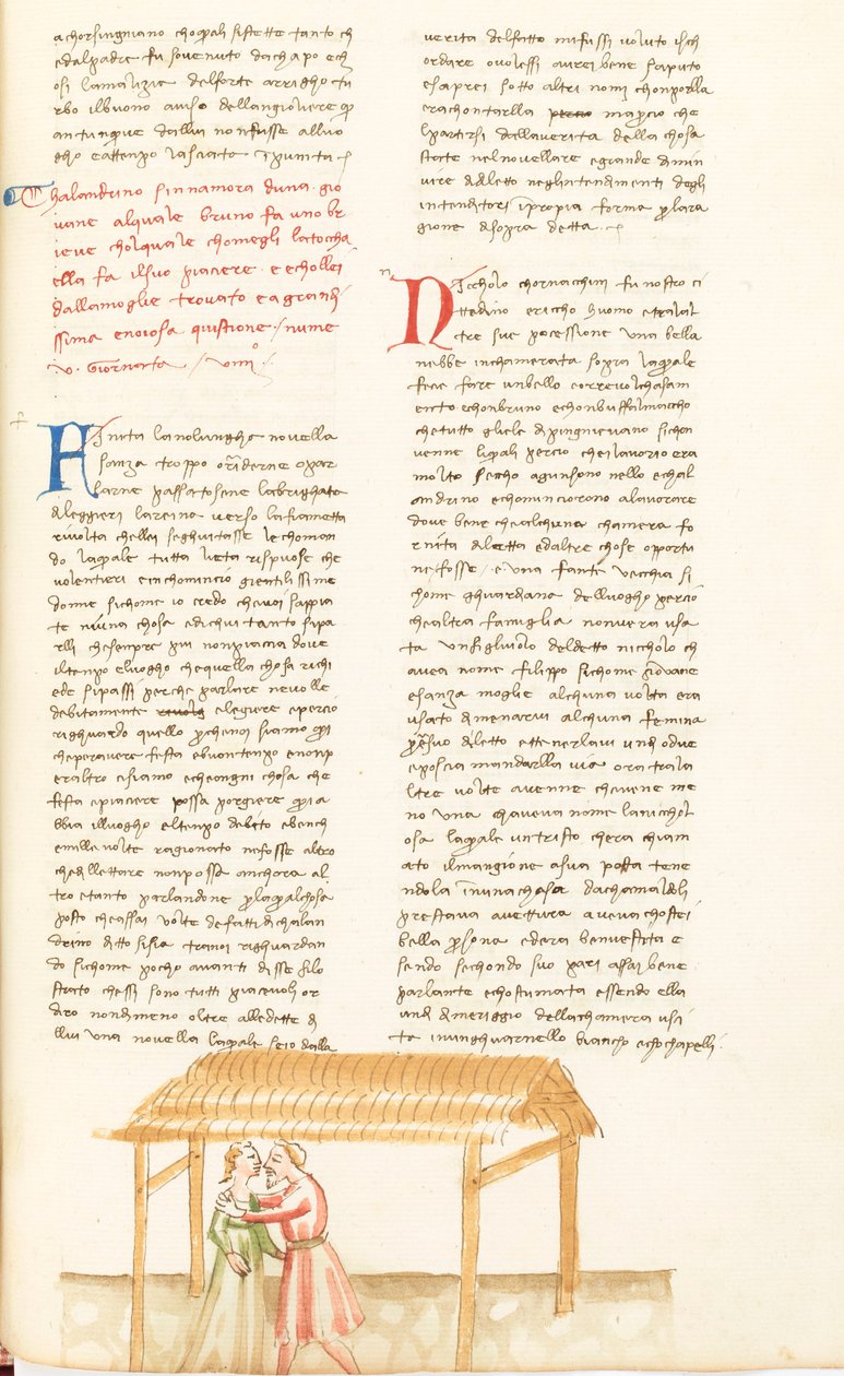 Decameron, Astride; Calandrino and Niccolessa, Ninth Day, Tale 5. by Giovanni Boccaccio