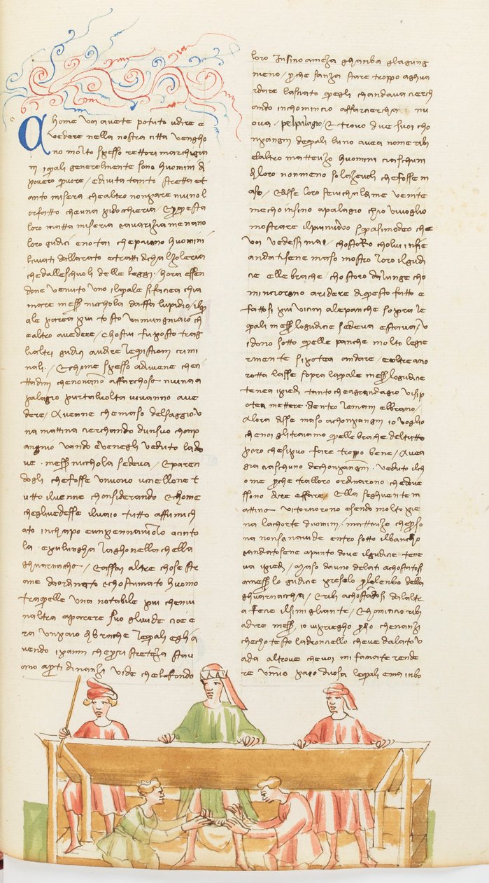 Decameron, The Stolen Pants - Maso del Saggio and His Companions Humiliating the Judge, Eighth Day, Tale 5. by Giovanni Boccaccio