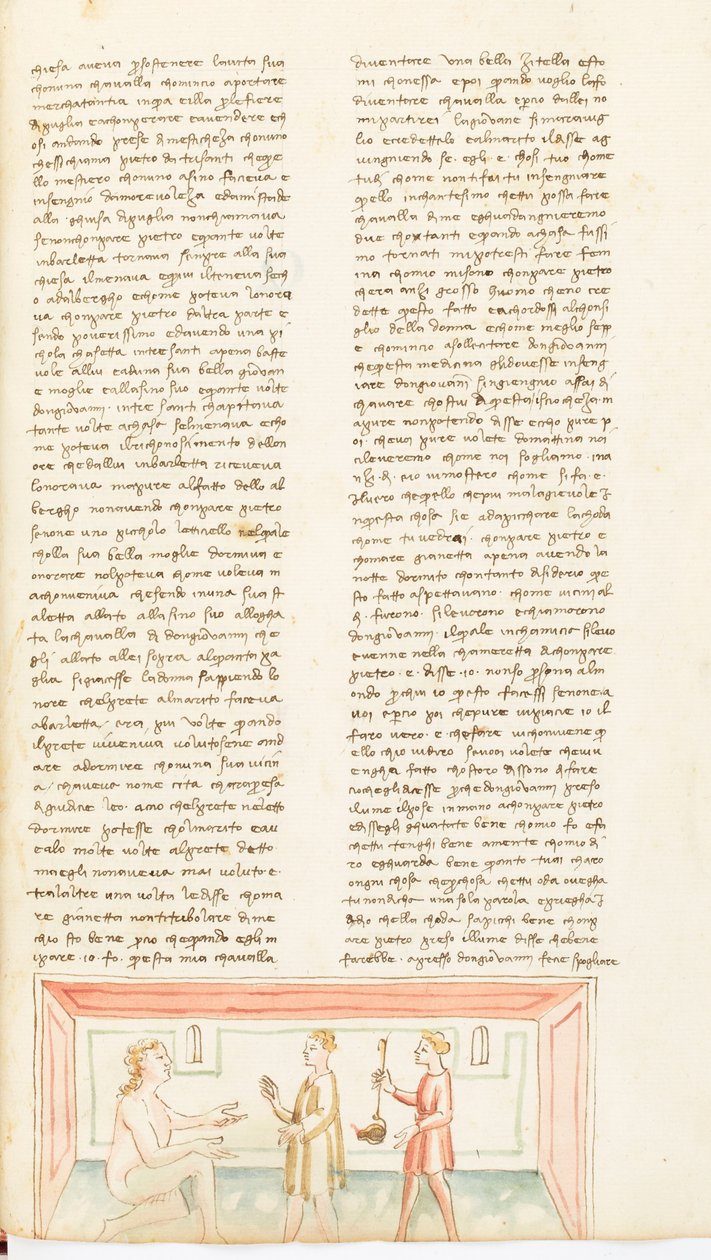 Decameron, The Two Fools - Gianni di Barolo Deceiving Pietro, Ninth Day, Tale 10. by Giovanni Boccaccio