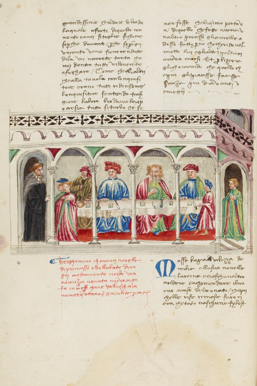 Decameron, The Eminent Dignity of the Poor - Hugues Primat and Abbot of Cluny, First Day, Tale 7. by Giovanni Boccaccio