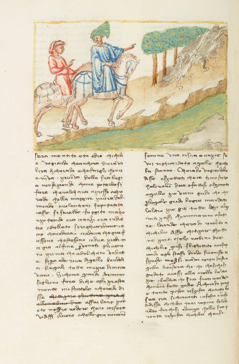 Decameron, A True Friend is a Sweet Thing - Chichibio, Currado and the Cranes, Sixth Day, Tale 4. by Giovanni Boccaccio