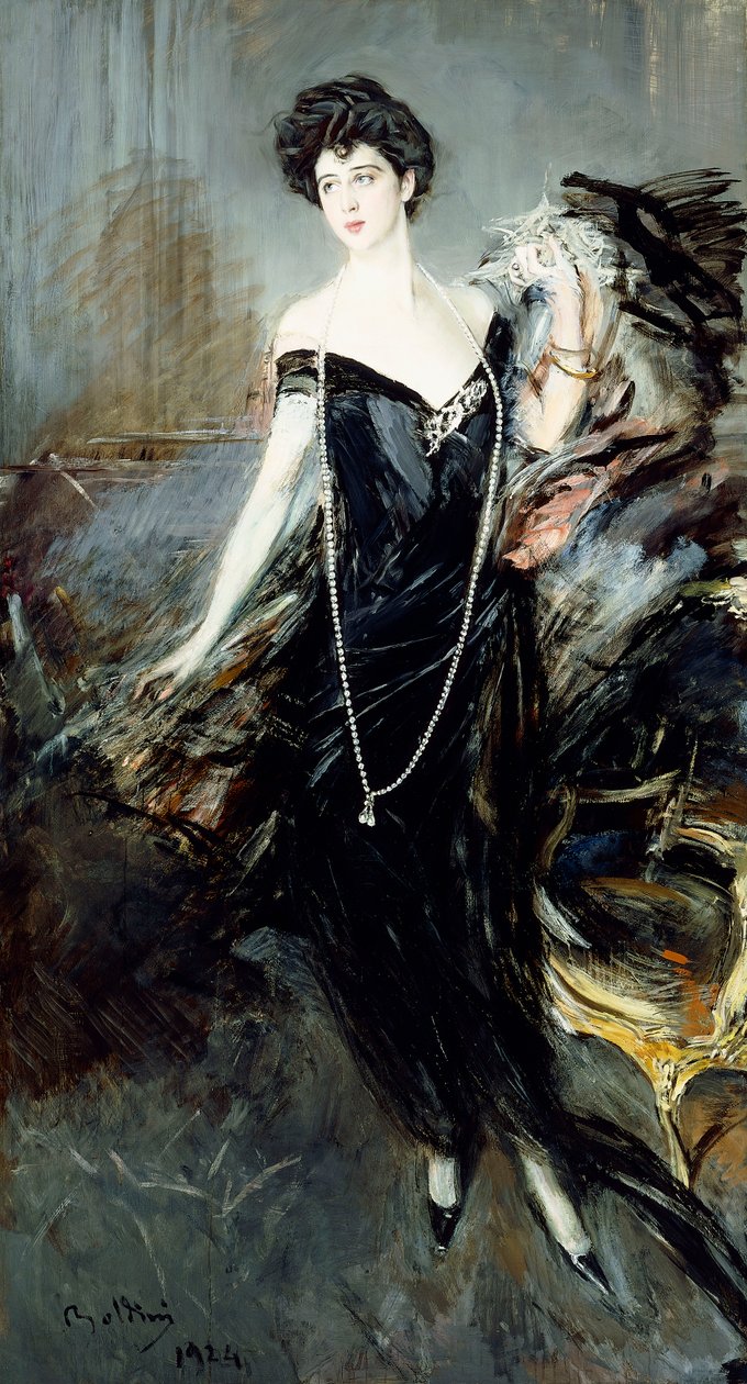 Portrait of Donna Franca Florio, 1924 by Giovanni Boldini