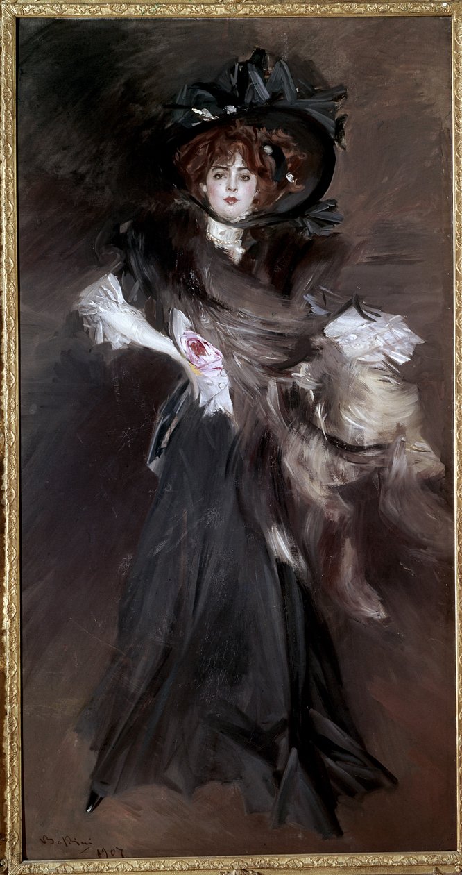 Portrait of Mademoiselle Lantelme by Giovanni Boldini