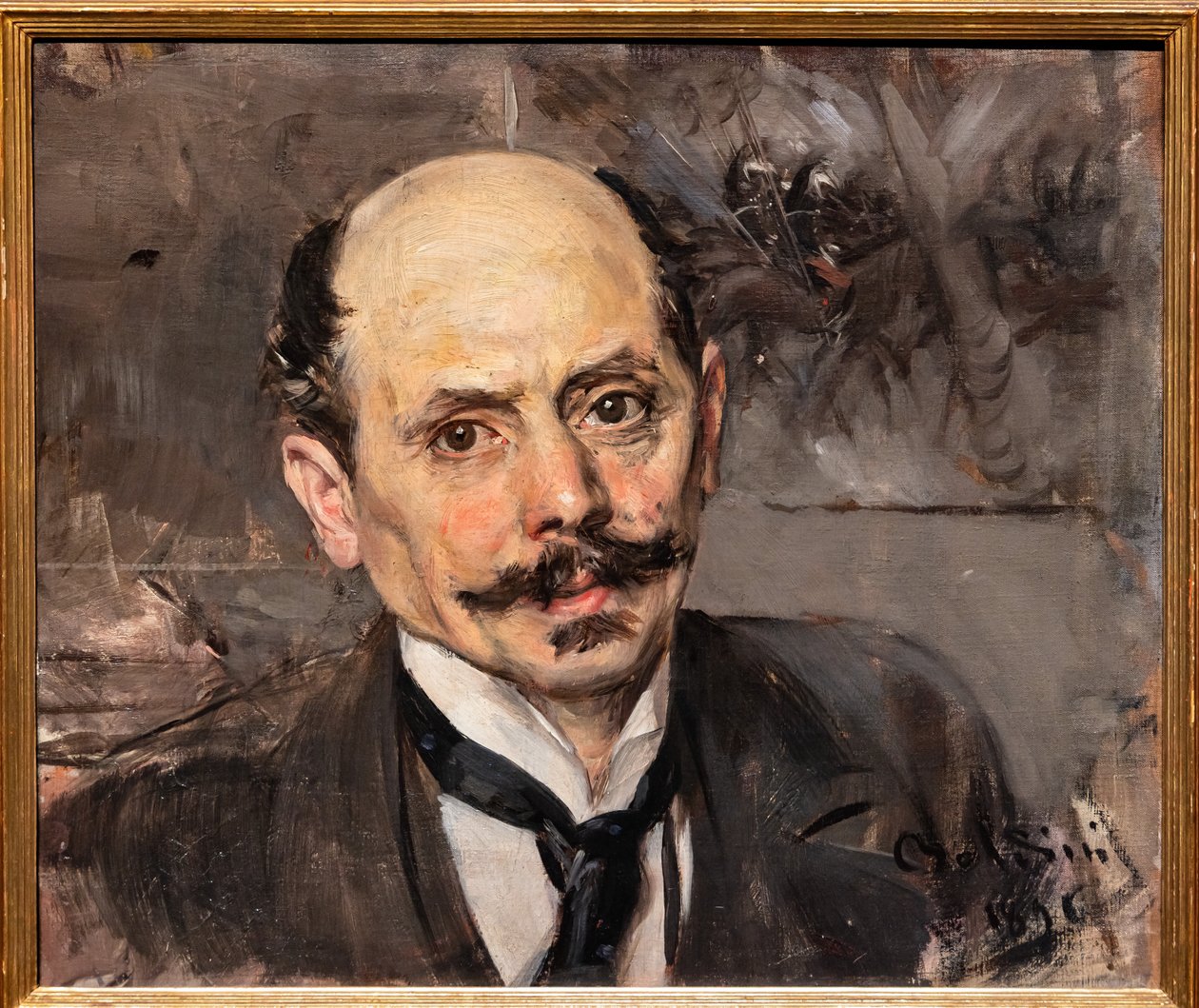 Portrait of the painter J.B. Edouard Detaille (detail) by Giovanni Boldini