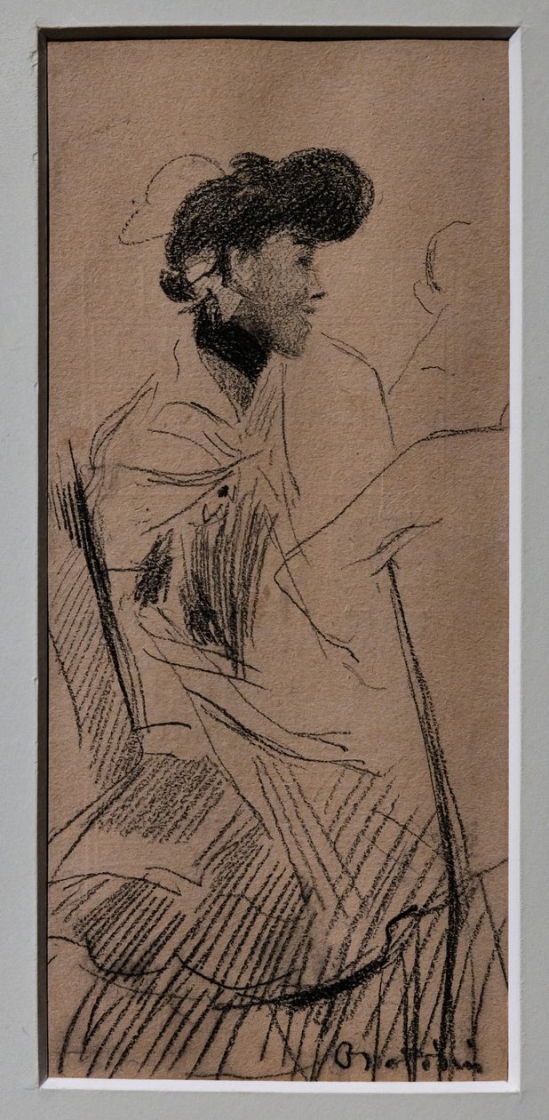 Sitting Elegant Woman by Giovanni Boldini