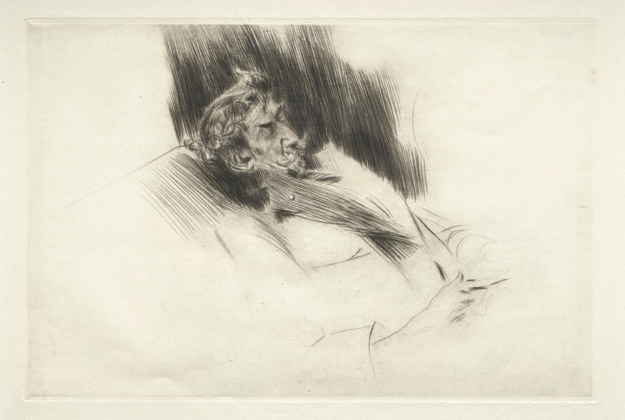 Whistler Asleep, 1897 by Giovanni Boldini