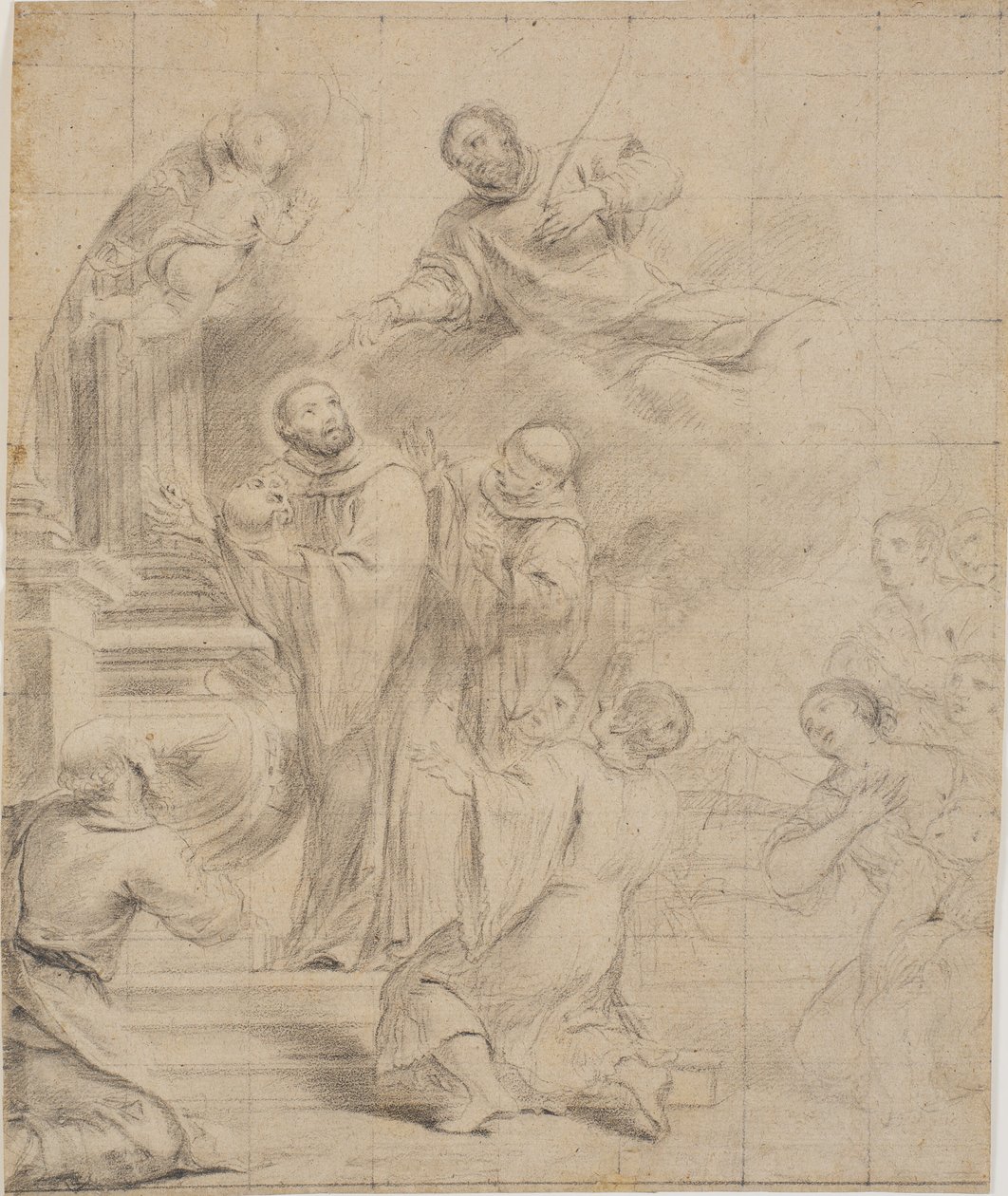 St Bernard Saving the Skull of St Caesarius by Giovanni Bonati