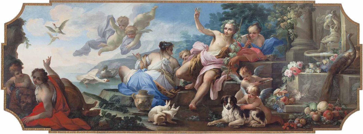 Ariadne on the Island of Naxos, or an Allegory of Autumn by Giovanni Camillo Sagrestani