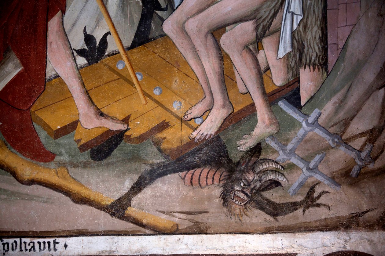 Descent to the hell, c.1492 (detail) by Giovanni Canavesio