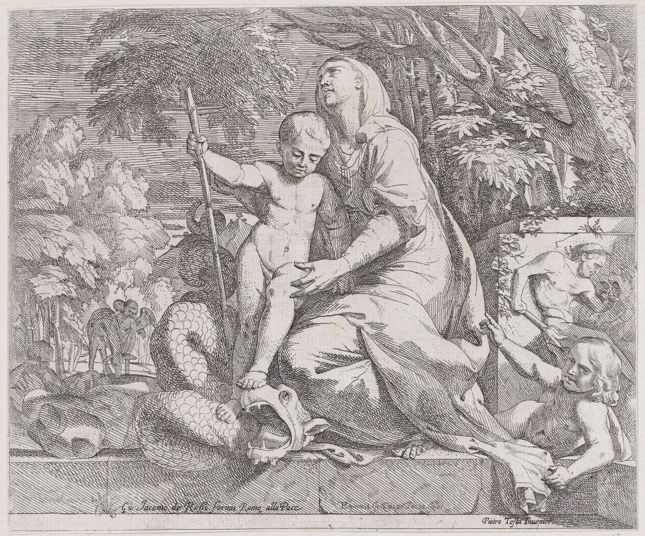An Allegory of the Rest on the Flight into Egypt by Giovanni Cesare Testa