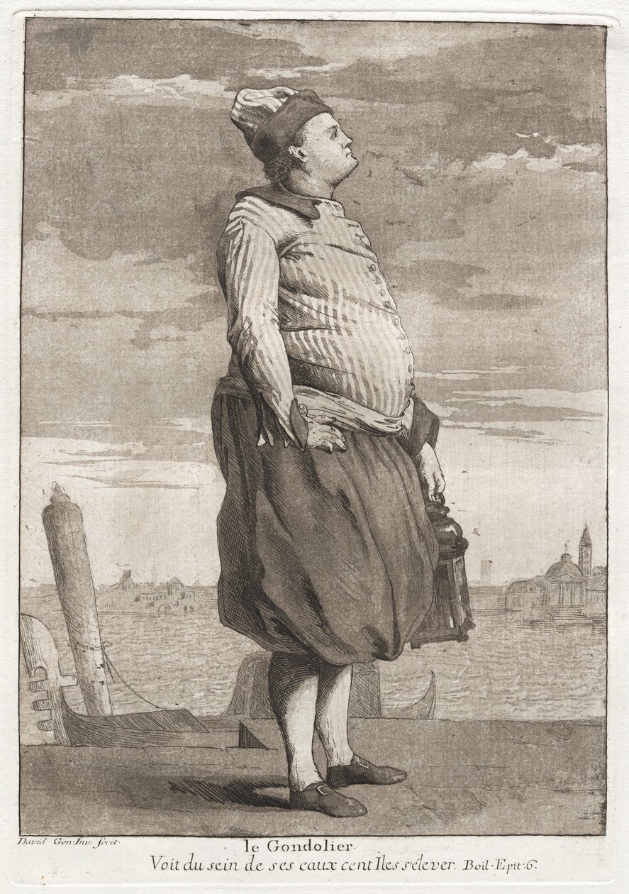 The Gondolier by Giovanni David