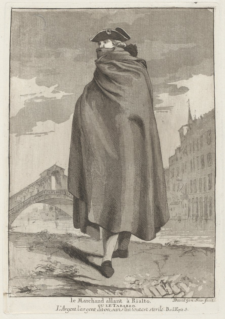 The Merchant at the Rialto by Giovanni David