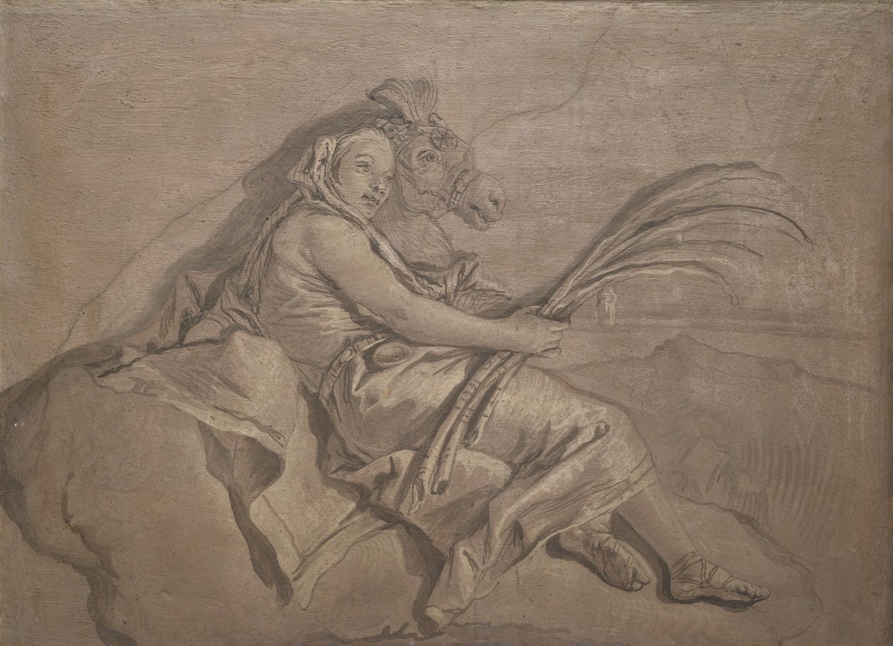 Asia by Giovanni Domenico Tiepolo