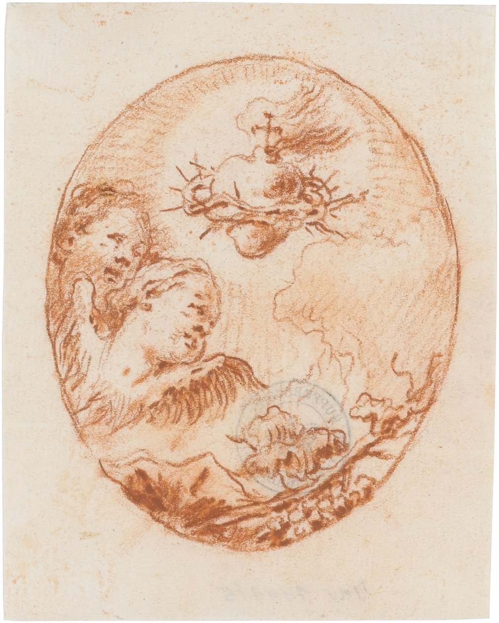 The Sacred Heart of Jesus by Giovanni Domenico Tiepolo