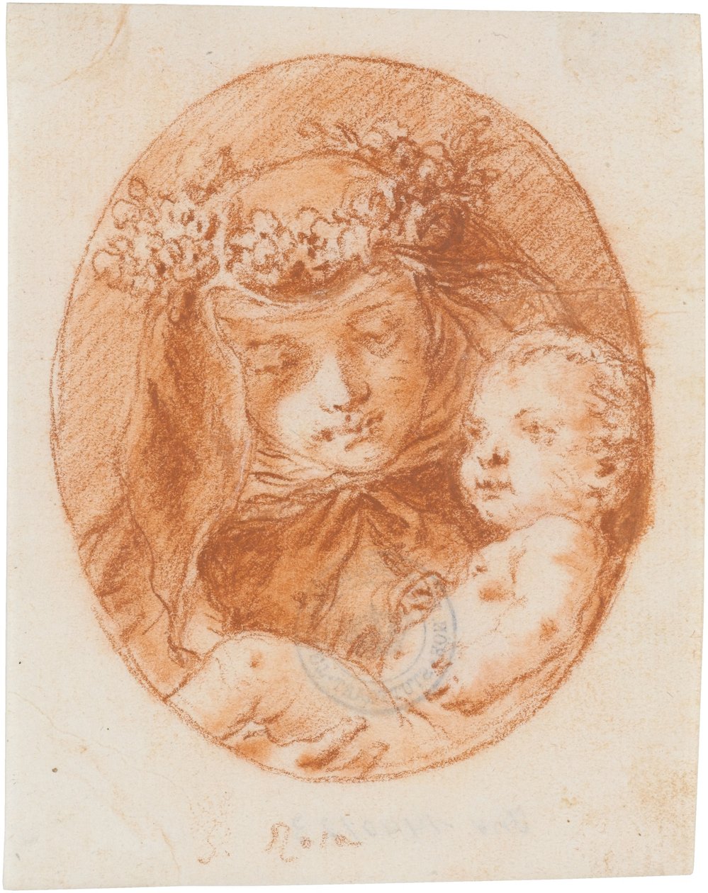 Saint Rosa by Giovanni Domenico Tiepolo