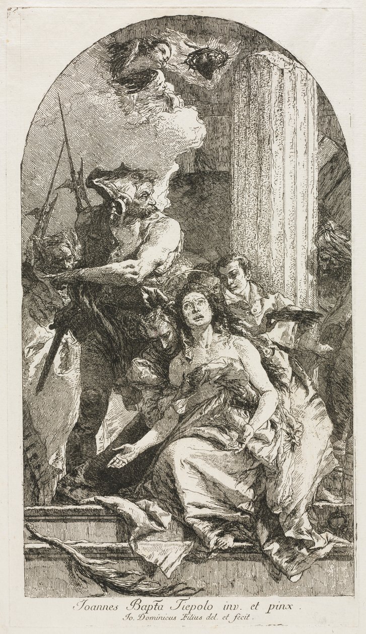 Martyrdom of St. Agatha by Giovanni Domenico Tiepolo
