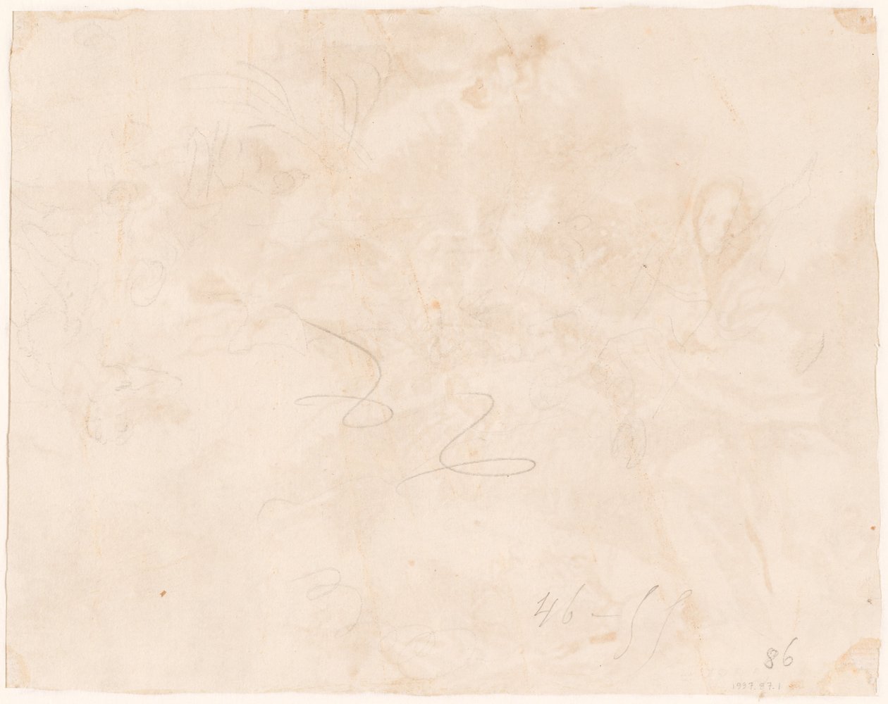 Sketch for the Flight into Egypt by Giovanni Domenico Tiepolo