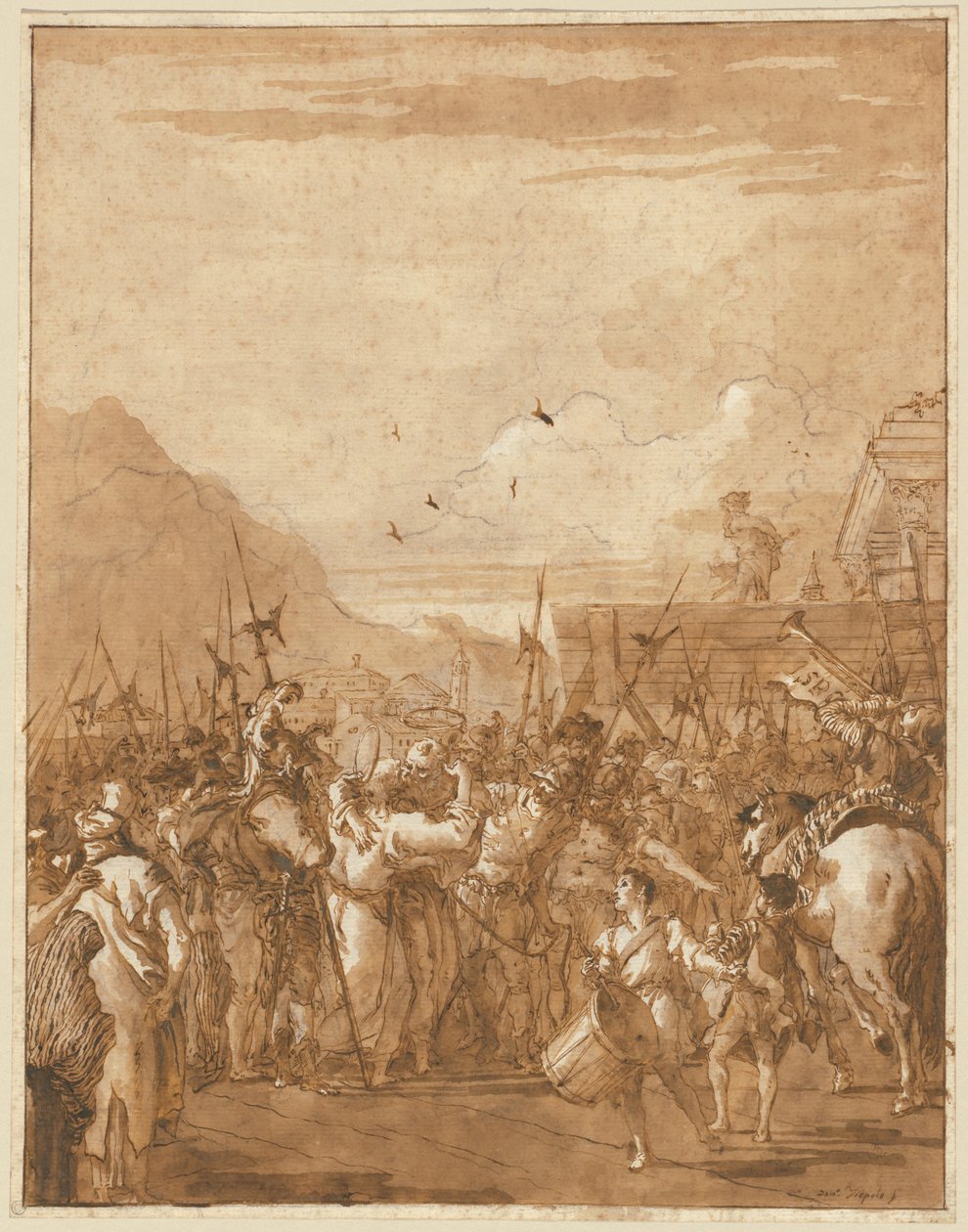 The Parting of Saints Peter and Paul by Giovanni Domenico Tiepolo