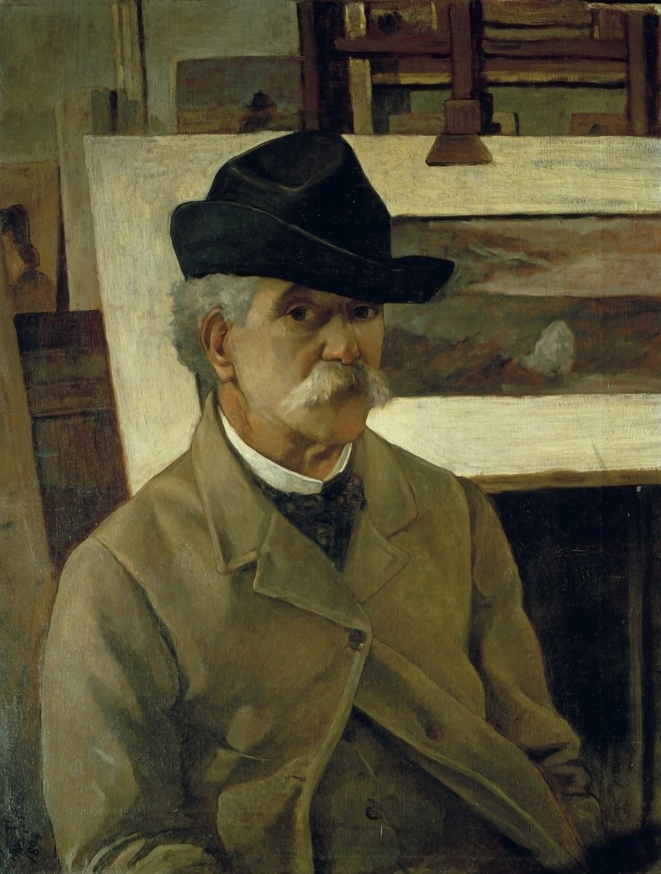 Self-portrait by Giovanni Fattori