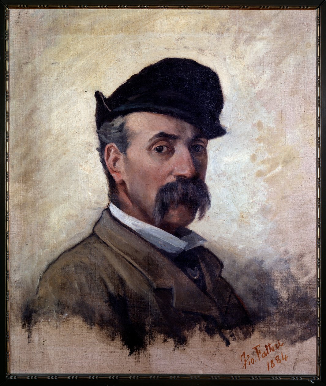 Self-portrait at the age of 59 by Giovanni Fattori