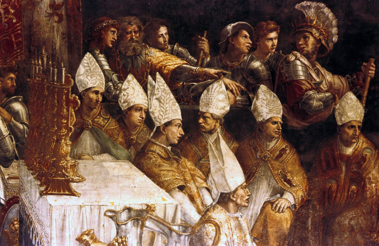 The Coronation of Charlemagne by Giovanni Francesco (c.1488 1528) Penni