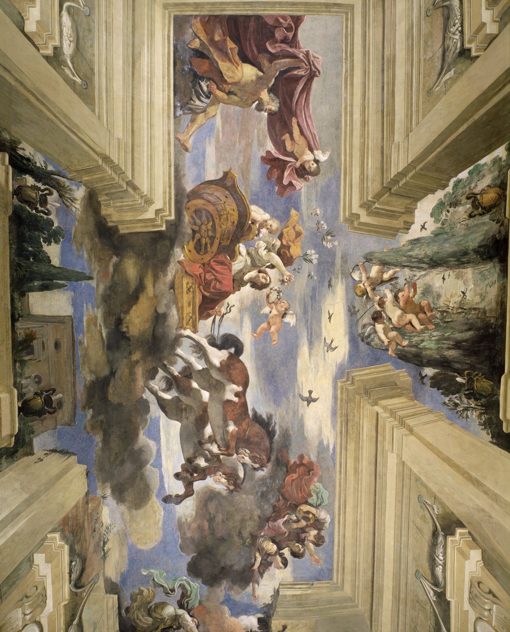Sala di Aurora, Ceiling Depicting Dawn