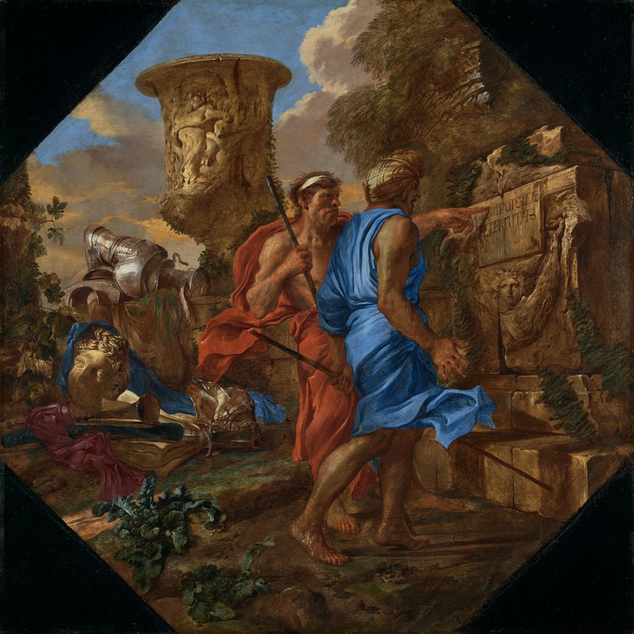Arcadian Shepherds, c.1655 by Giovanni Francesco Castiglione