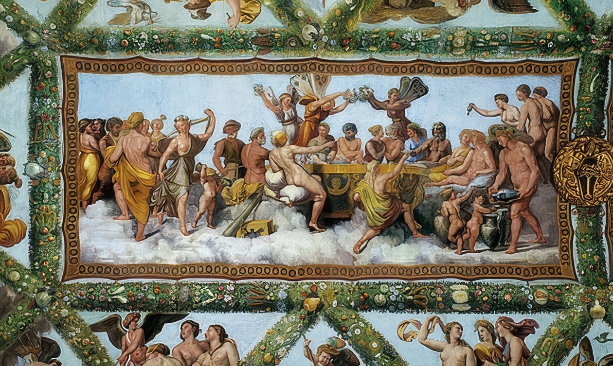The Wedding of Cupid and Psyche. 1510-1517 by Giovanni Francesco Penni
