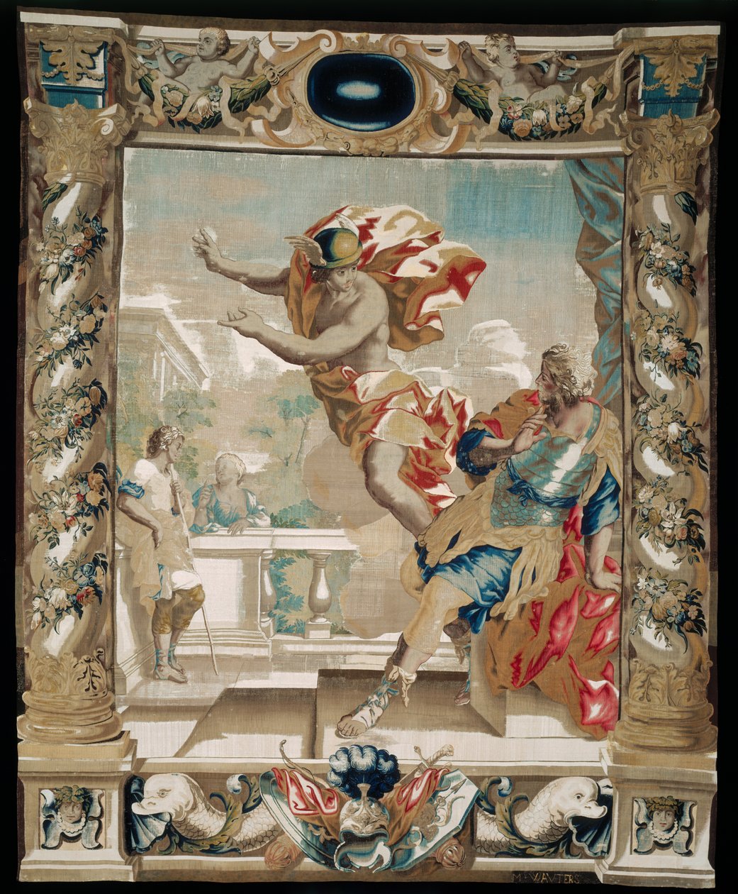 Mercury Tells Aeneas to Leave Carthage by Giovanni Francesco Romanelli