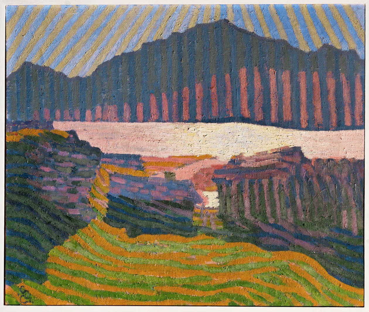 View of Capolago by Giovanni Giacometti